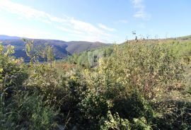 Labin okolica, građevinsko zemljište, pogled na more, Labin, Arazi