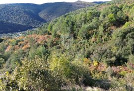 Labin okolica, građevinsko zemljište, pogled na more, Labin, Terrain