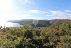 Labin okolica, građevinsko zemljište, pogled na more, Labin, Land