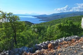 KRMPOTE, građevinsko zemljište s panoramskim pogledom na more, Novi Vinodolski, Terrain