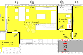 Zadar - Stan S6 u novogradnji na 50m od mora, Zadar, Kвартира