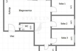 STAN, PRODAJA, ZAGREB, SIGEČICA, 66 m2, 3-soban, Trnje, Kвартира