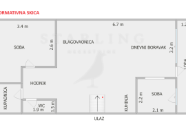 STAN, PRODAJA, ZAGREB, SLOBOŠTINA, 64 m2, 3-soban, Novi Zagreb - Istok, Apartamento