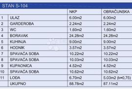 Novogradnja u Križevcima - stan S 104, Križevci, Daire