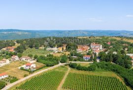 PREKRASNA LOKACIJA SA GRAĐEVINSKOM DOZVOLOM ZA VILLU SA TRADICIONALNIM ELEMENTIMA ISTRE, Labin, Terrain