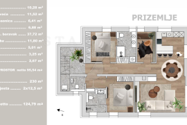 STAN, NOVOGRADNJA, PRODAJA, ŠESTINE, 124,79 m2, 4s, Podsljeme, Flat