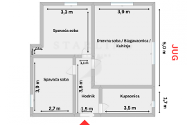 STAN, PRODAJA, ZAGREB, GAJNICE, 59 m2, 3-soban, Podsused - Vrapče, Stan