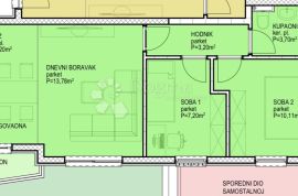 NOVOGRADNJA: Split, Sirobuja,Dvosoban stan 50,71m2, Split, شقة