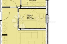 NOVOGRADNJA: Split, Sirobuja,Dvosoban stan  51,42m2, Split, Wohnung