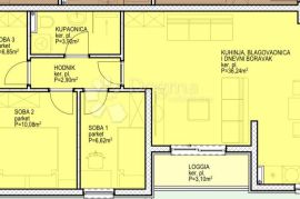 NOVOGRADNJA: Split, Sirobuja,Trosobni stan  68,71M2, Split, Flat