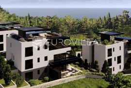 Krk, dvosoban stan s terasom i pogledom na more, 82.15 m², Krk, Appartamento