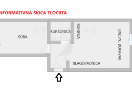 STAN, PRODAJA, ZAGREB, TRNJE, 25 m2, 2-soban, Trnje, Appartamento