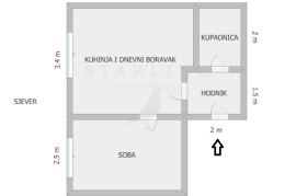 STAN, PRODAJA, ZAPREŠIĆ, 30 m2, 2-soban, Zaprešić, Flat