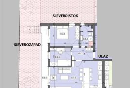 STAN B.1., NOVOGRADNJA, PRODAJA, SVETA KLARA, 76,81 m2, 3-SOBAN + VRT, Novi Zagreb - Zapad, Apartamento