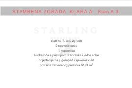 STAN A.3., NOVOGRADNJA, PRODAJA, SVETA KLARA, 70,56 m2, 3s, Novi Zagreb - Zapad, Appartement