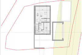 OPATIJA, CENTAR - zemljište 929m2 za vilu s bazenom s građevinskom dozvolom, centar Opatije, panoramski pogled, Opatija, Земля