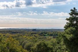 VIŠNJAN, kamena istarska villa s pogledom na more, Višnjan, Σπίτι