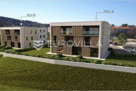 Istra, Labin - prekrasni trosobni stan u urbanoj villi, A6 1. kat, NKP 81.74 m2 - pogled na more, Labin, Flat