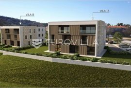 Istra, Labin - prekrasni penthouse u urbanoj villi, A8 2. kat, NKP 112.15 m2 - pogled na more, Labin, Kвартира