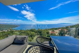 OPATIJA, POBRI - penthouse iznad centra Opatije s garažom, panoramski pogled na more, Opatija - Okolica, Daire