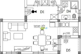 Istra, Medulin, stan prvi kat, 74,21m2, 2SS+DB,garaža, NOVO!! #prodaja, Medulin, Appartement