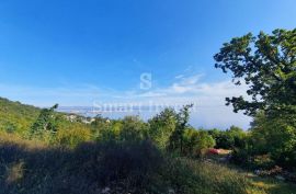 IČIĆI, građevinsko zemljište od 664 m2 s prekrasnim pogledom na more, Opatija - Okolica, Γη