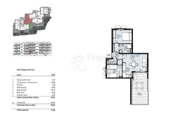 S3 - NOVOGRADNJA SA NEOMETANIM POGLEDOM NA MORE, Seget, Appartement