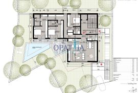 Ičići luksuzni penthouse, 2.kat, 3S+DB, 138.64 m2, s bazenom, Opatija - Okolica, شقة