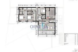 Ičići luksuzni stan 1.kat, 3S+DB, 125.59 m2, Opatija - Okolica, Wohnung