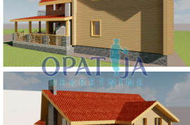 Perušić / Lika, vrhunska lokacija, 6212 m2 građevinskog zemljišta s projektom, Perušić, Terra