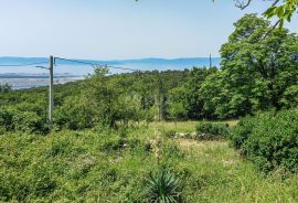 BAKAR, HRELJIN-Građevinsko zemljište s pogledom na more – idealno za izgradnju kuće za odmor ili obiteljske kuće, Bakar, Land