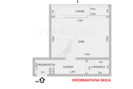 STAN, PRODAJA, ZAGREB, GAJNICE, 24 m2, 1-soban, Podsused - Vrapče, Apartamento