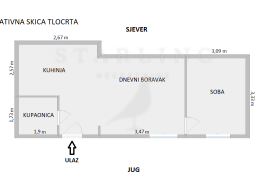 STAN, PRODAJA, ZAGREB, MAKSIMIR, KVATERNIKOV TRG, 33 m2, 2-soban, Maksimir, Kвартира