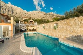 Makarska, Veliko Brdo, prekrasna apartmanska kuća s bazenom, Makarska, Casa