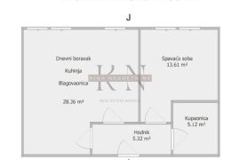 ZAGREB-REMETINEČKI GAJ-53m2,Prostran 2S ,odlična mikrolokacija, Novi Zagreb - Zapad, Kвартира