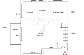 STAN, PRODAJA, ZAGREB, RUDEŠ, 118 m2, 4-soban, Trešnjevka - Sjever, Apartamento