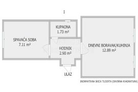 STAN, PRODAJA, ZAGREB, TREŠNJEVKA, 24 m2, 2-soban, Trešnjevka - Sjever, شقة