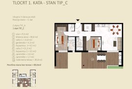 Istra, Novigrad - stan na atraktivnoj lokaciji (A-1-C), Novigrad, Appartment