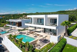 Otok Pag - moderna villa sa pogledom na more 305m2, Novalja, Дом