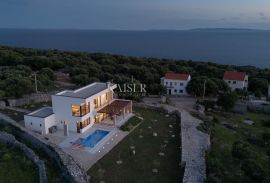 Otok Pag, mediteranska moderna vila s pogledom na more, Pag, Дом