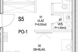 Barban - novogradnja, 2S+DB s terasom, 64 m2, Barban, Διαμέρισμα