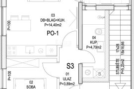 Barban - novogradnja, 1S+DB s lođom, 36 m2, Barban, Stan