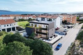 Krk, Otok Krk- Penthouse 115m2 s pogledom na more, Krk, Apartamento