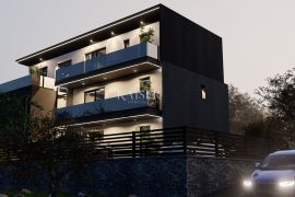 Krk, Otok Krk- luksuzan apartman 65m2 s okućnicom, Krk, شقة