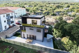 Krk, Otok Krk- luksuzan apartman 65m2 s okućnicom, Krk, شقة