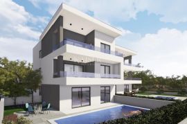 Malinska, Otok Krk- stan 110m² s bazenom, Malinska-Dubašnica, Apartamento