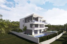 Malinska, Otok Krk- stan 110m² s bazenom, Malinska-Dubašnica, Apartamento