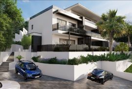 Otok Krk, Omišalj - apartman 76m2 sa okućnicom, 100m od mora, Omišalj, Διαμέρισμα