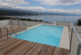 Opatija, penthouse, blizina centra, pogled na Opatiju i Kvarner s vrha krova, Opatija, Appartement