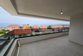 Malinska - apartman u izgradnji 80m2, pogled more, Malinska-Dubašnica, Daire